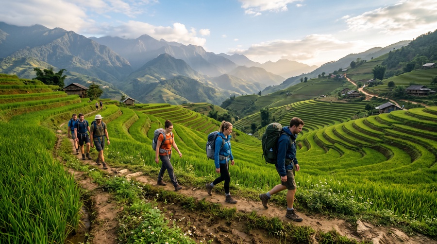 Trekking and hiking