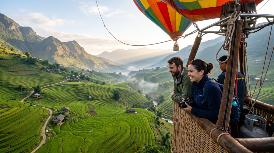 Hot air balloon flights