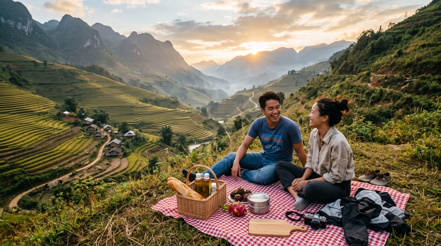 Picnic in nature
